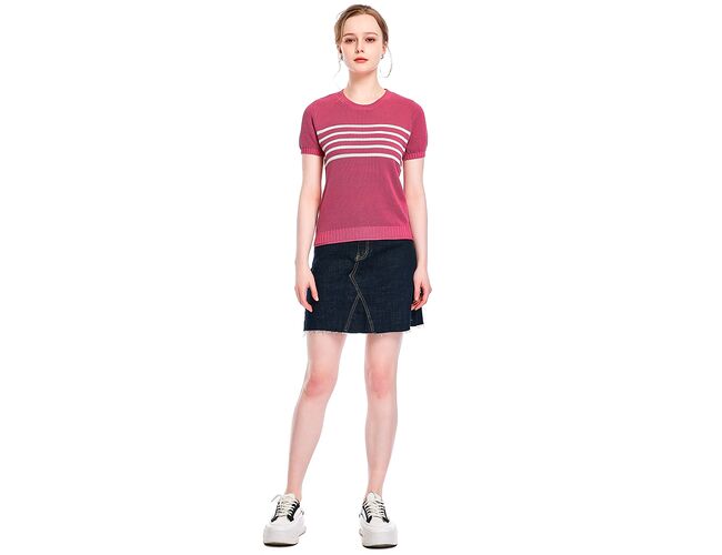Camiseta feminina manga curta Facinelli 270085 - Atacado