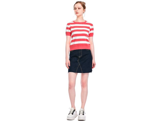 Camiseta feminina manga curta Facinelli 270087 - Atacado