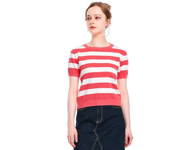 Camiseta feminina manga curta Facinelli 270087 - Atacado