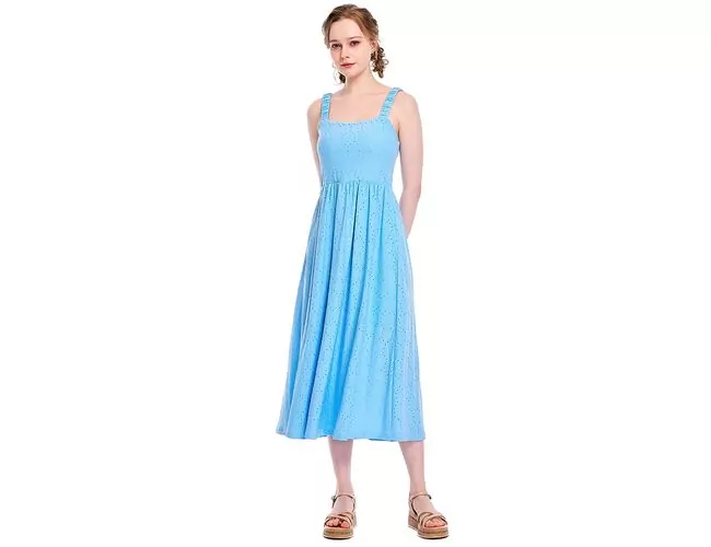 Vestido Feminino Midi Longo 230264 - Atacado