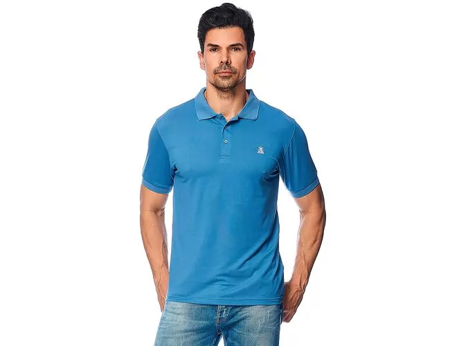 Camiseta polo masculina Broken Rules 120246 - Atacado