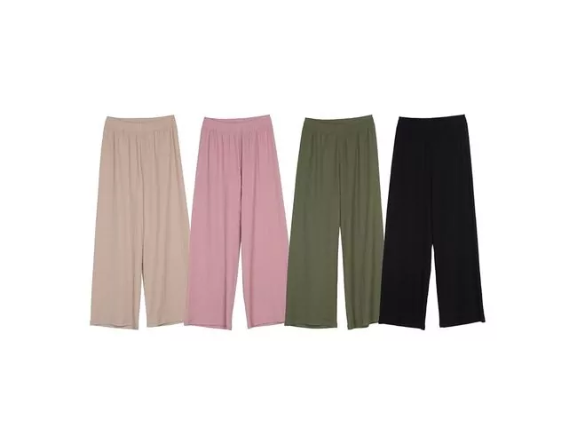 Calça Feminina Pantalona Cintura Alta 290055 - Atacado