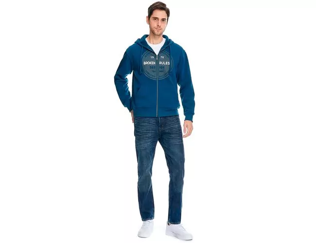 Blusa de Moletom Masculina Com Zíper 540397 - Atacado