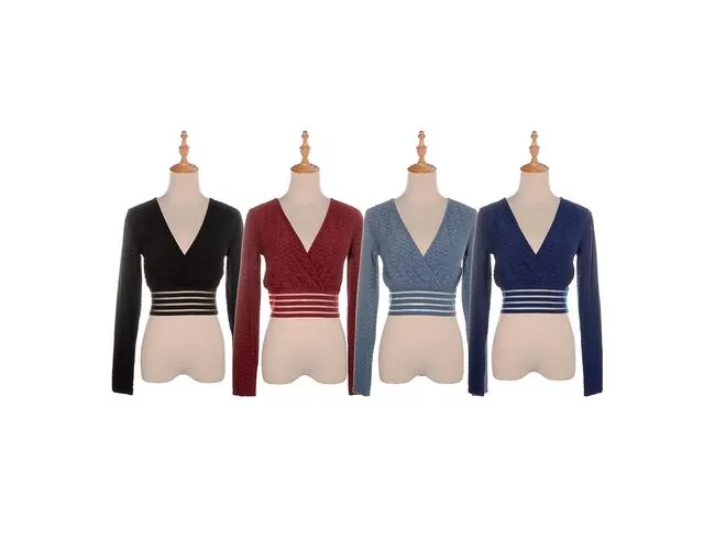 Blusa Feminina Manga Longa Fitness Facinelli 220207 - Atacado