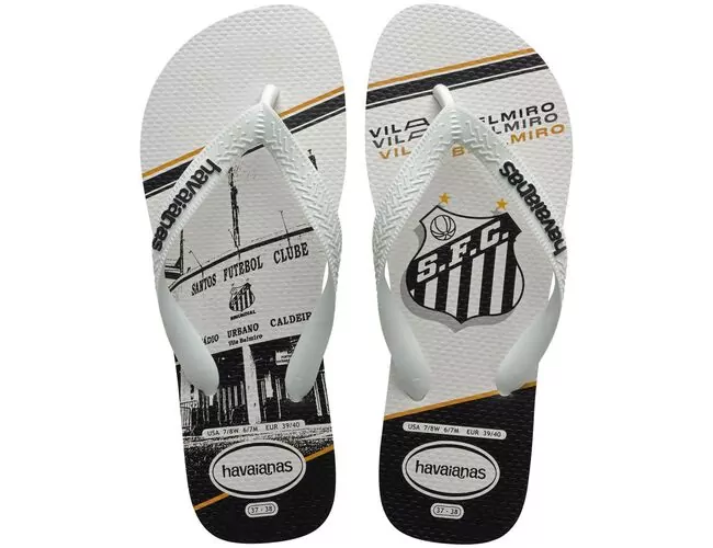 Chinelo Feminino Havaianas Top Times Santos - Atacado