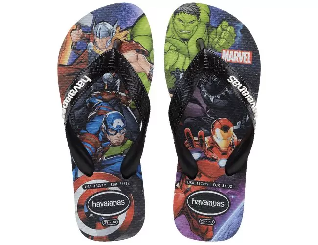 Chinelo Infantil Havaianas Kids Top Marvel II - Atacado