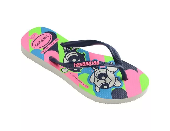 Chinelo Infantil Havaianas Kids Slim Powerpuff - Atacado