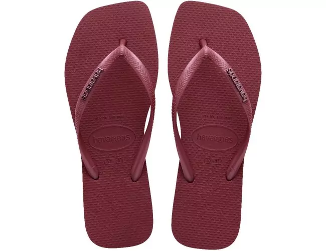 Chinelo Feminino Havaianas Slim Sq Logo Met - Atacado