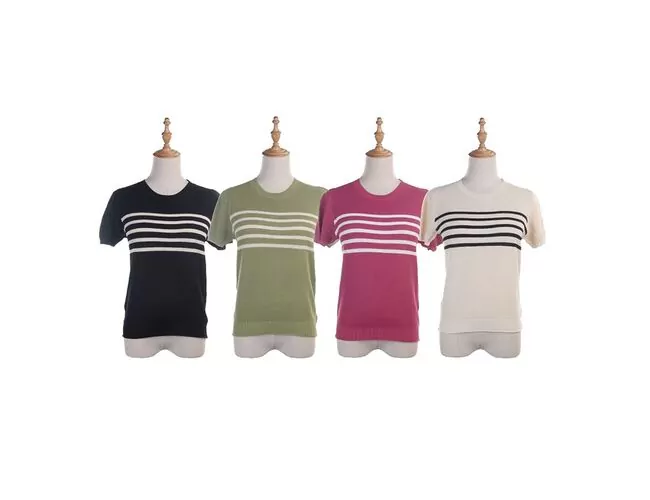 Camiseta feminina manga curta Facinelli 270085 - Atacado