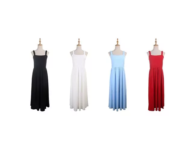 Vestido Feminino Midi Longo 230264 - Atacado