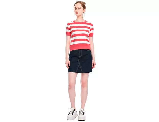 Camiseta feminina manga curta Facinelli 270087 - Atacado