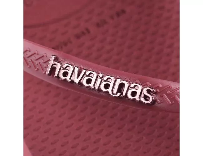 Chinelo Feminino Havaianas Slim Sq Logo Met - Atacado