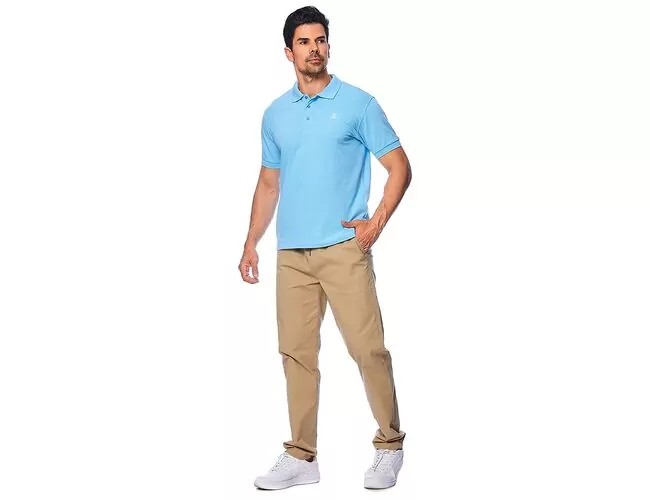 Camiseta polo masculina Broken Rules 120250 - Atacado