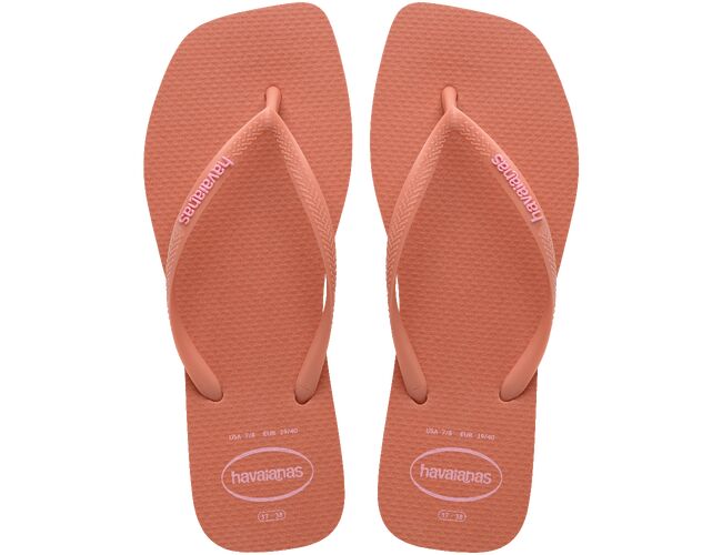 Chinelo Feminino Havaianas Slim Square Logo Pop-up - Atacado