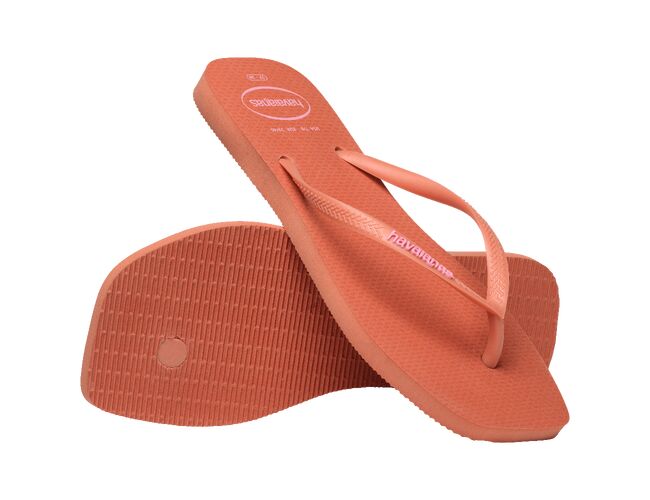 Chinelo Feminino Havaianas Slim Square Logo Pop-up - Atacado
