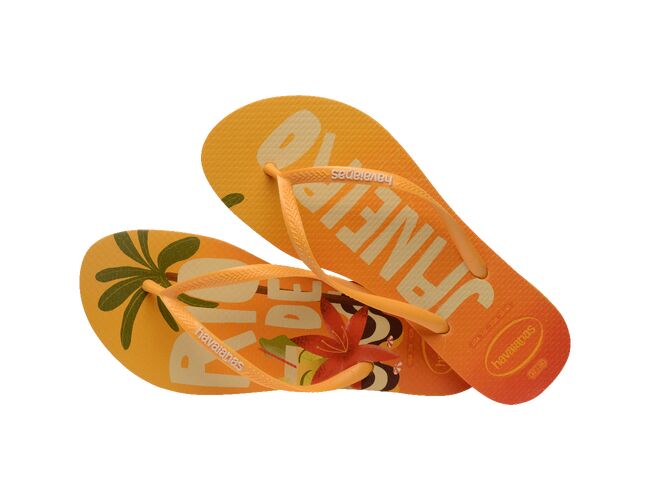 Chinelo Feminino Havaianas Slim Postcard - Atacado