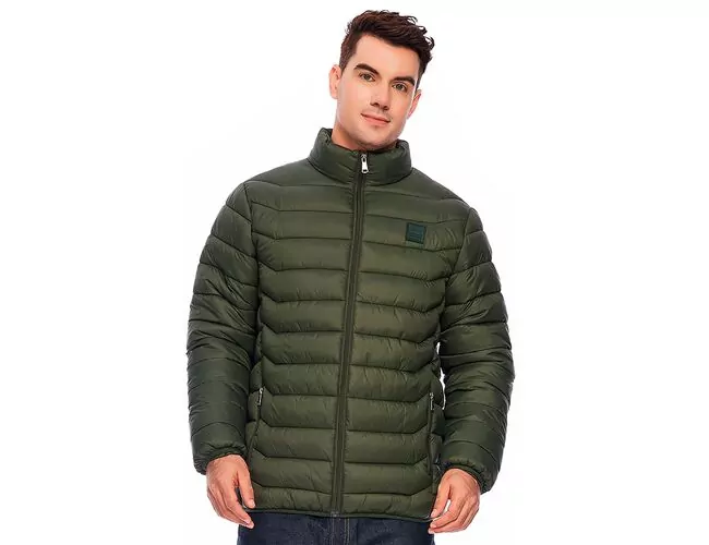 Jaqueta Puffer Masculina Gola Alta 560121 - Atacado