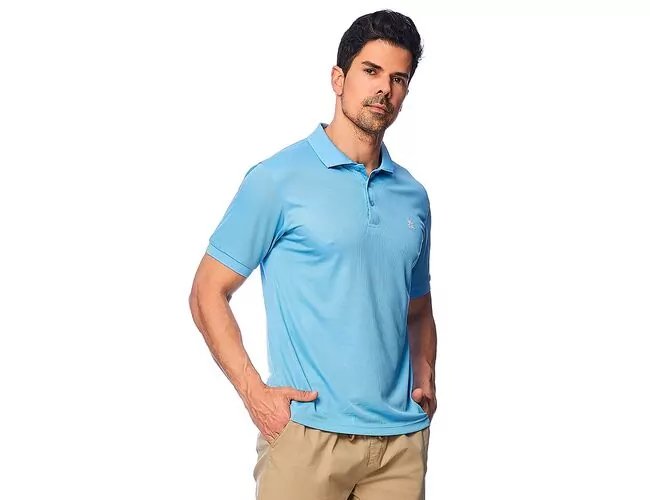 Camiseta polo masculina Broken Rules 120254 - Atacado