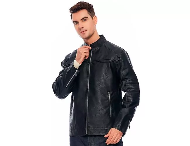 Jaqueta corino masculino Broken Rules 520155 - Atacado