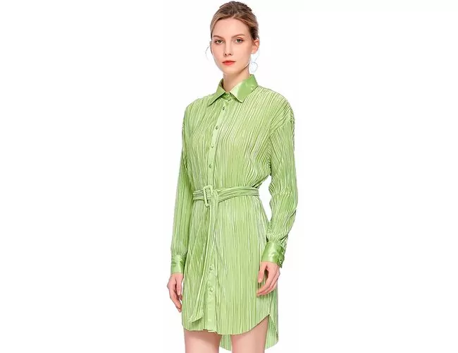 Vestido Chemise Feminino Fechamento em Botão 230219 - Atacado