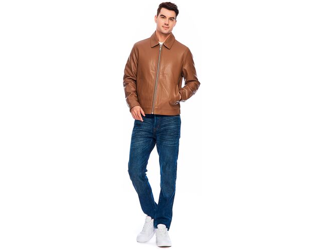 Jaqueta corino masculino Broken Rules 520146 - Atacado