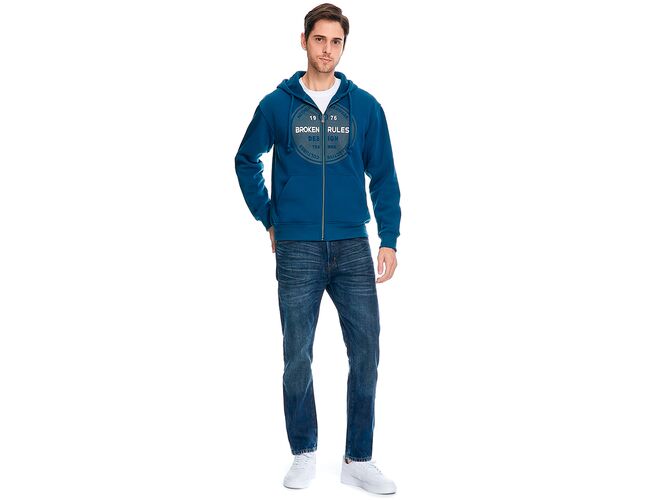Blusa de Moletom Masculina Com Zíper 540397 - Atacado