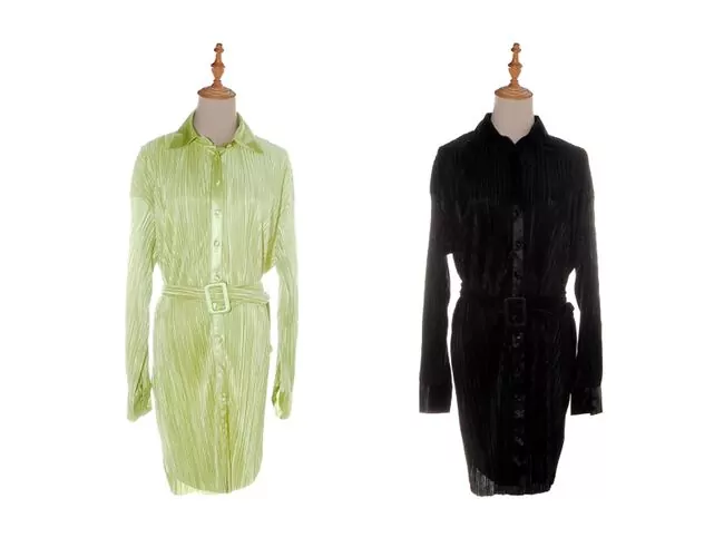 Vestido Chemise Feminino Fechamento em Botão 230219 - Atacado