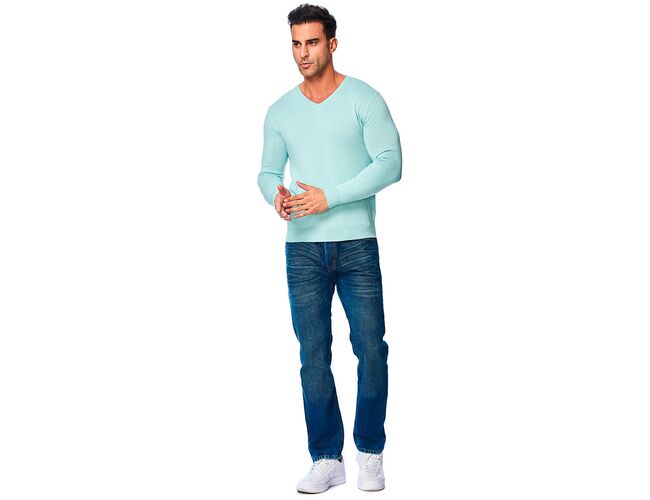Blusa Masculina de Tricot Gola V 590212 - Atacado