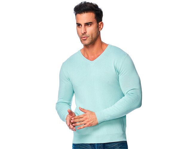 Blusa Masculina de Tricot Gola V 590212 - Atacado