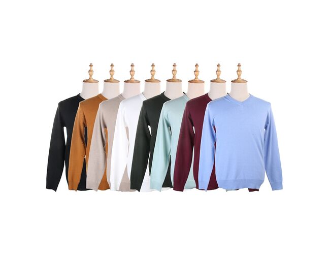 Blusa Masculina de Tricot Gola V 590212 - Atacado