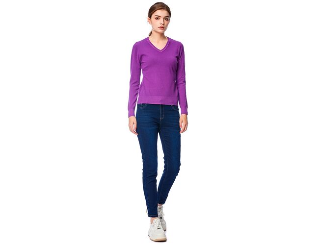 Blusa Feminina Suéter Moletom Básica 651178 - Atacado