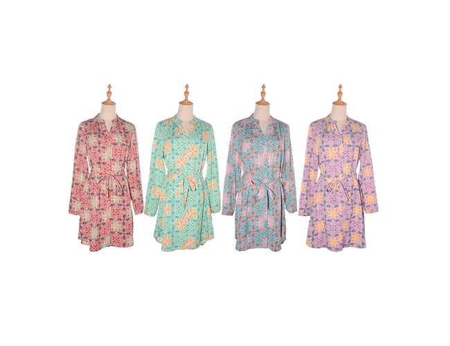 Chemise Feminina Estampada 660159 - Atacado