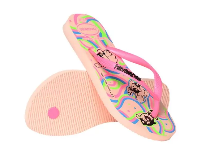 Chinelo Infantil Havaianas Kids Slim Powerpuff - Atacado