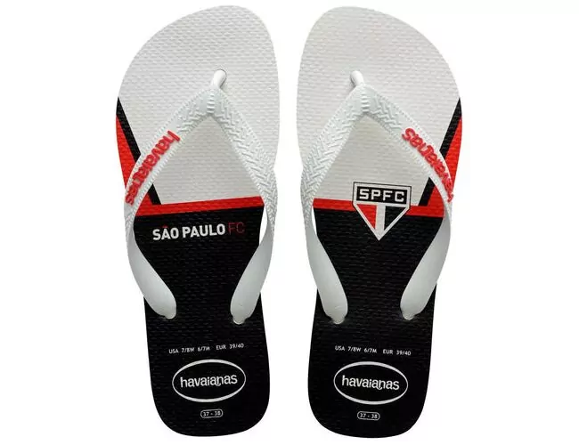 Chinelo Masculino Havaianas Top Times São Paulo - Atacado