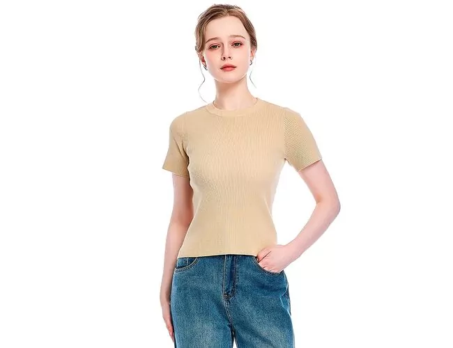 Camiseta feminina manga curta Facinelli 270094 - Atacado