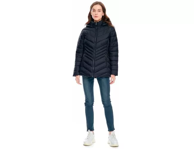 Jaqueta Feminina Puffer Alongada Peluciada 620236 - Atacado