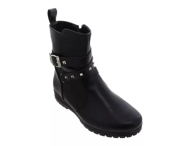 Bota Feminina Cano Baixo Mooncity 71126 Preto - Atacado