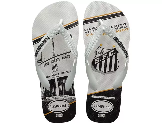 Chinelo Masculino Havaianas Top Times Santos - Atacado