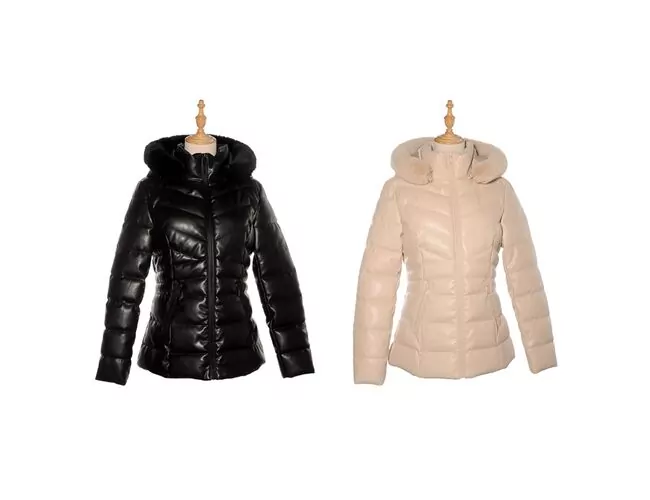 Jaqueta Feminina Puffer Resinada Com Capuz - 620278