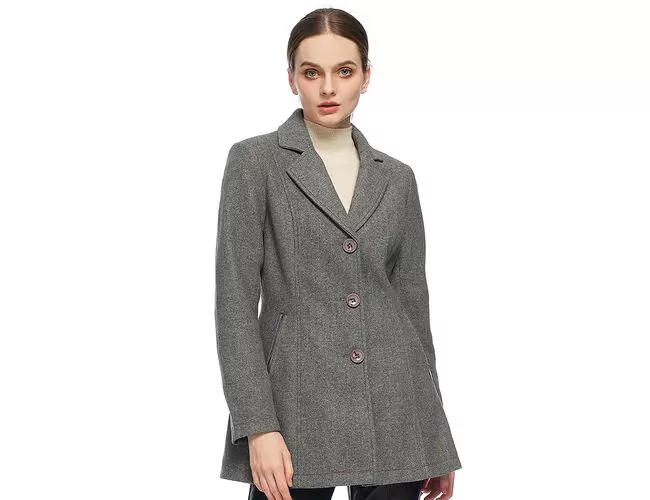 Casaco Sobretudo Feminino De Botões 610236 - Atacado