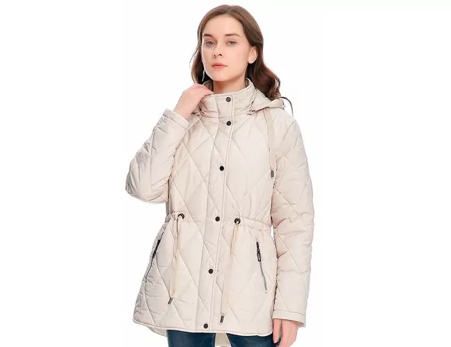 Jaqueta Feminina Com Capuz Regulável 620260 - Atacado