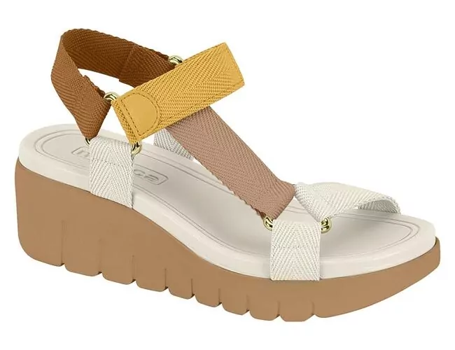 Sandália Feminina Moleca 5536.101.26554 - Atacado
