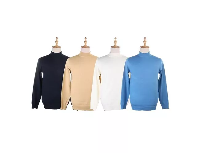 Blusa Masculina de Tricot Gola Alta 590213 - Atacado