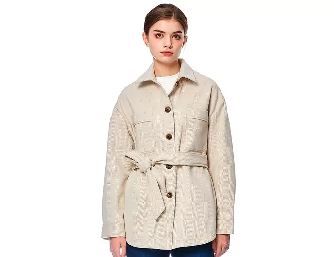 Casaco Feminino Com Amarração e Bolso 610265 - Atacado