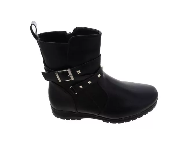 Bota Feminina Cano Baixo Mooncity 71126 Preto - Atacado