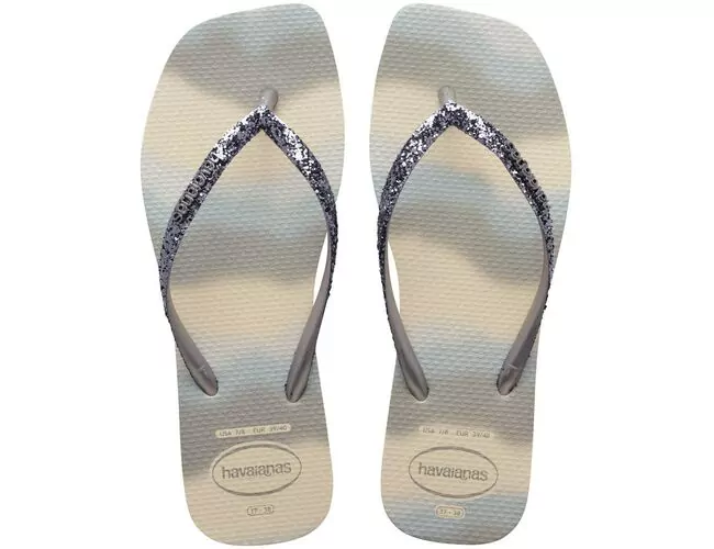 Chinelo Feminino Havaianas Slim Square Glitter Party - Atacado