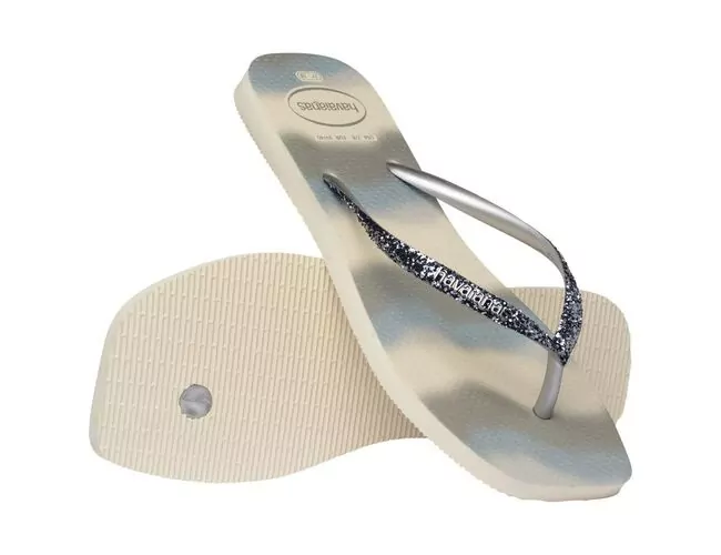 Chinelo Feminino Havaianas Slim Square Glitter Party - Atacado