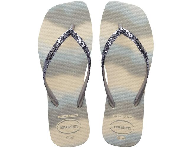 Chinelo Feminino Havaianas Slim Square Glitter Party - Atacado