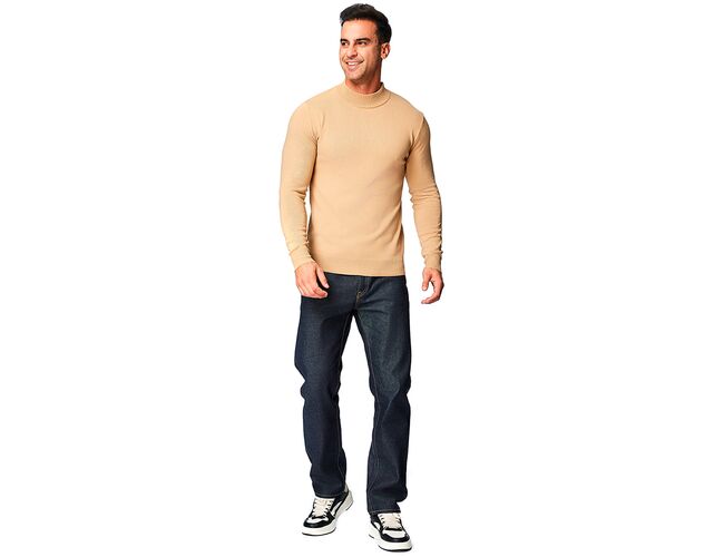 Blusa Masculina de Tricot Gola Alta 590213 - Atacado
