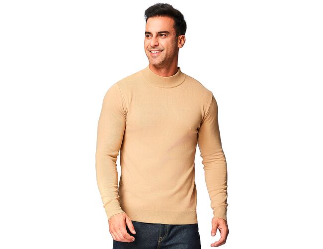 Blusa Masculina de Tricot Gola Alta 590213 - Atacado